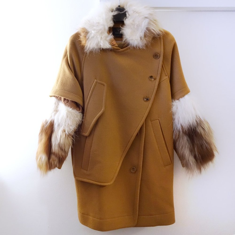 O'2nd x Barneys New York Wool Coat Sz 2